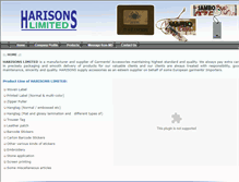 Tablet Screenshot of harisonslimited.com